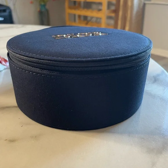 DIOR Beauty Vanity Case Round Makeup Bag With Mirror NEW! - Picture 2 of 7